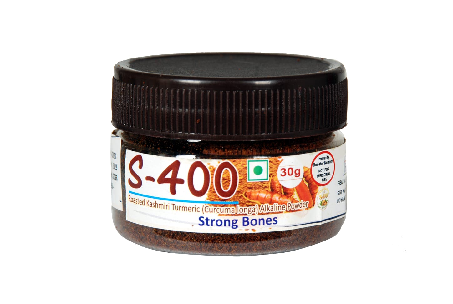 S-400 roasted Kashmiri turmeric supplement